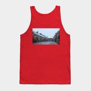 christmas in castleton derbyshire peak district in the snow Tank Top